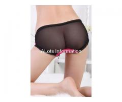 Rose Allure Sexy Sheer Self-tie Lace Panty Briefs